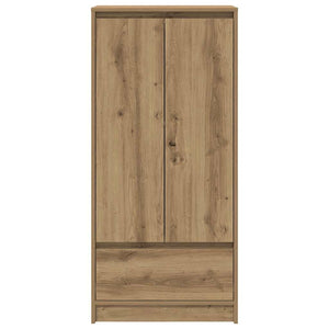 Ντουλάπι με συρτάρι 55,5x34x119,5 εκ. Ξύλινο μηχανουργικό ξύλο - Pakobazaar