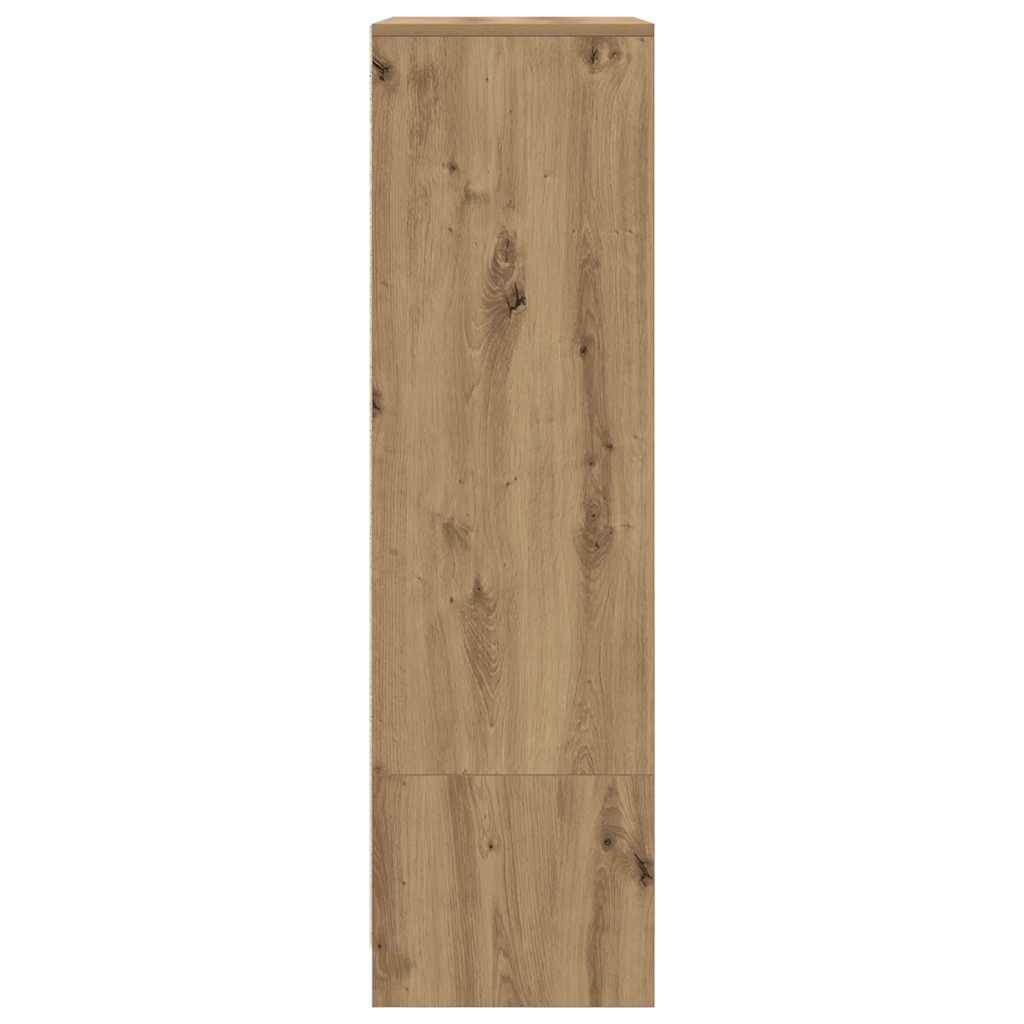 Ντουλάπι με συρτάρι 55,5x34x119,5 εκ. Ξύλινο μηχανουργικό ξύλο - Pakobazaar