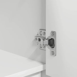 Ντουλάπι Λευκό 29,5x34x119,5 εκ. Επεξεργασμένο Ξύλο δρυός - Pakobazaar