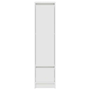 Ντουλάπι Λευκό 29,5x34x119,5 εκ. Επεξεργασμένο Ξύλο δρυός - Pakobazaar