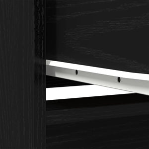 Ντουλάπι Μαύρη δρυς 29,5x34x119,5 εκ. από Επεξεργασμένο Ξύλο