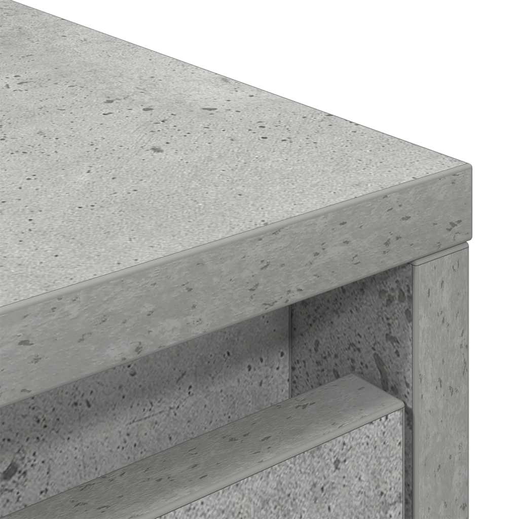 Ντουλάπι Γκρι Σκυροδέματος 29,5x34x119,5 εκ. Επεξεργασμένο Ξύλο