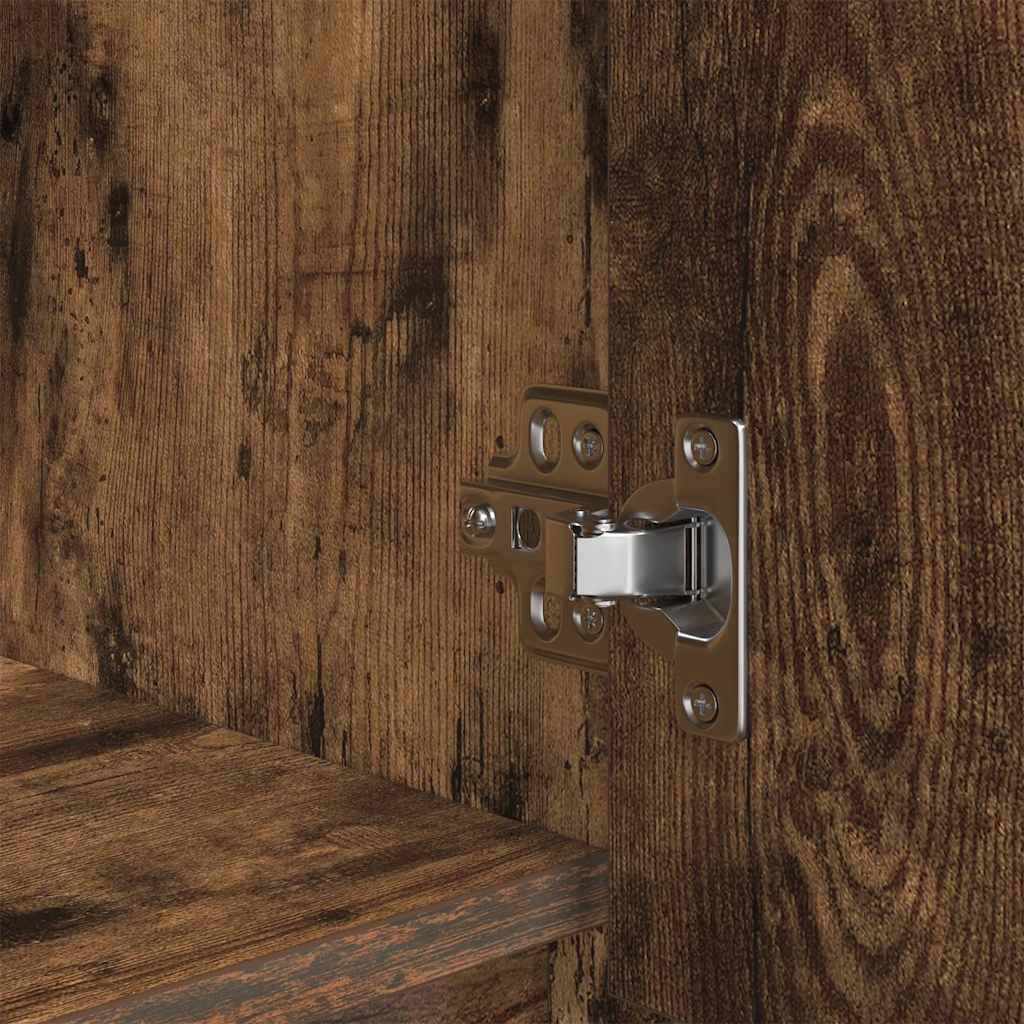 Ντουλάπα Καπνιστή δρυς 29,5x34x119,5 εκ. Επεξεργασμένο Ξύλο