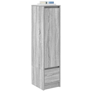 Ντουλάπι Γκρι Sonoma 29,5x34x119,5 εκ. Επεξεργασμένο Ξύλο