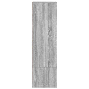 Ντουλάπι Γκρι Sonoma 29,5x34x119,5 εκ. Επεξεργασμένο Ξύλο