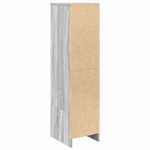 Ντουλάπι Γκρι Sonoma 29,5x34x119,5 εκ. Επεξεργασμένο Ξύλο