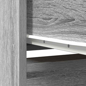 Ντουλάπι Γκρι Sonoma 29,5x34x119,5 εκ. Επεξεργασμένο Ξύλο