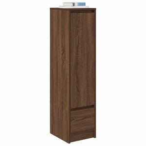 Ντουλάπι Καφέ Δρυς 29,5x34x119,5 εκ. Επεξεργασμένο Ξύλο
