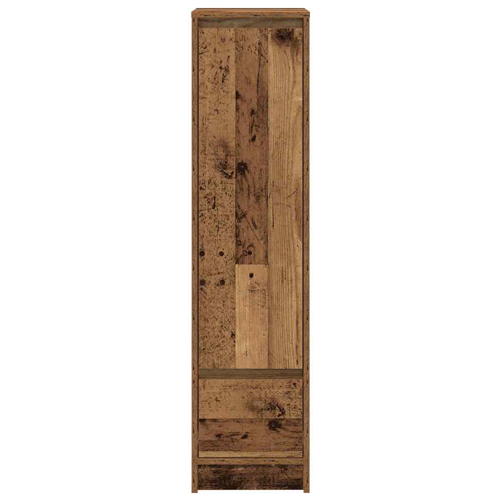 Ντουλάπι Όψη Παλαιού Ξύλου 29,5x34x119,5 εκ. Επεξεργασμένο Ξύλο