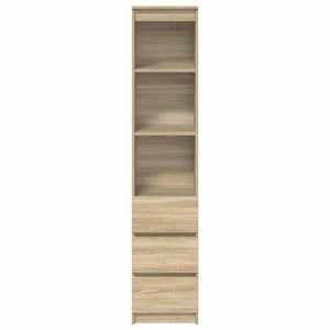 Ντουλάπι Sonoma δρυς 37,5x35x180 εκ. Επεξεργασμένο Ξύλο - Pakobazaar