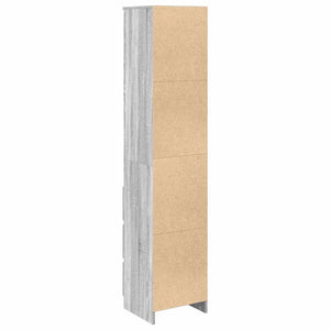 Ντουλάπι Γκρι Sonoma 37,5x35x180 εκ. Επεξεργασμένο Ξύλο
