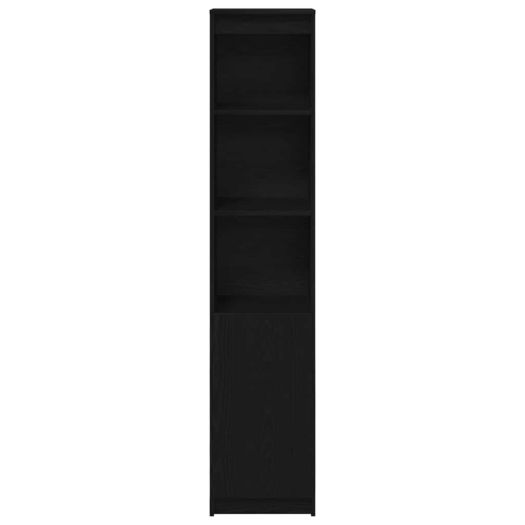 Ντουλάπι Μαύρη δρυς 37,5x35x180 εκ. από Επεξεργασμένο Ξύλο