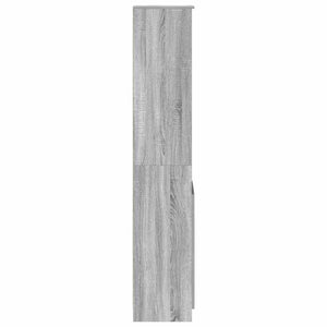 Ντουλάπι Γκρι Sonoma 37,5x35x180 εκ. Επεξεργασμένο Ξύλο - Pakobazaar