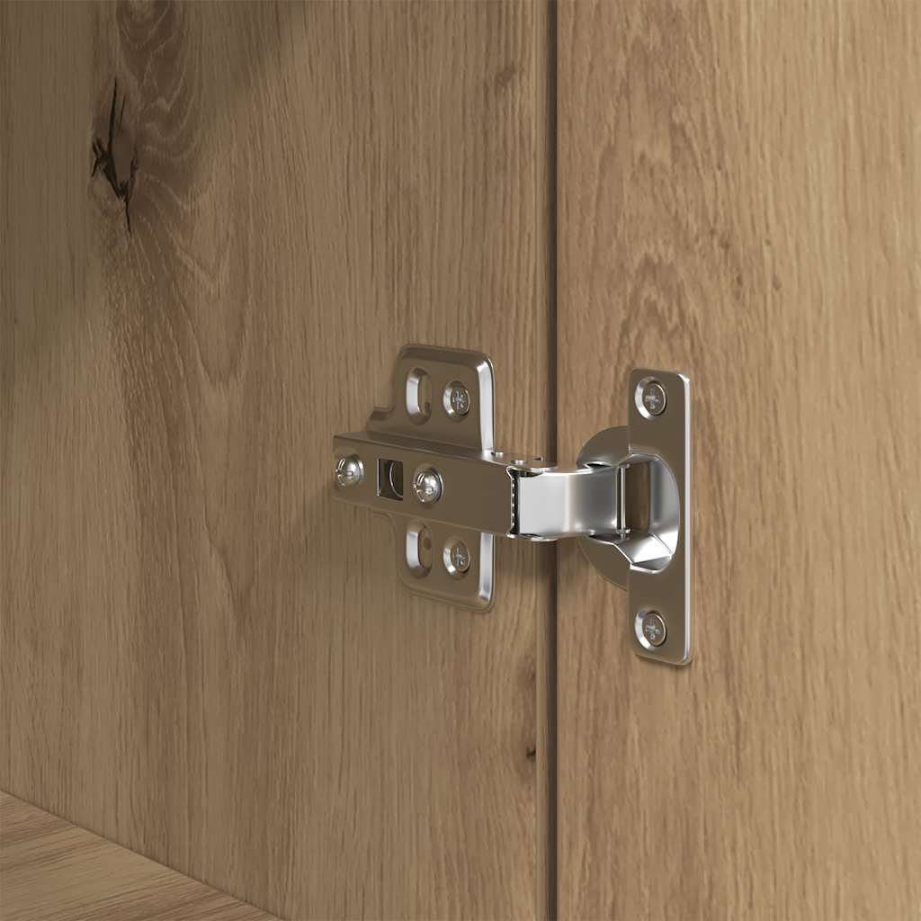 Ντουλάπι Αρτισιανή Δρυς 37,5x35x180 εκ. από Επεξεργασμένο Ξύλο - Pakobazaar