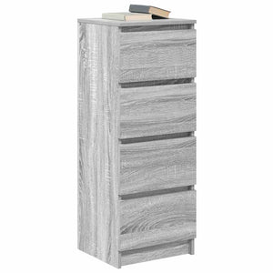 Ντουλάπι Γκρι Sonoma 37,5x35x99 εκ. από Επεξεργασμένο Ξύλο - Pakobazaar