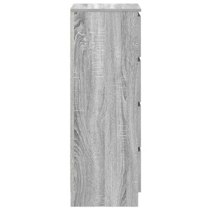 Ντουλάπι Γκρι Sonoma 37,5x35x99 εκ. από Επεξεργασμένο Ξύλο - Pakobazaar