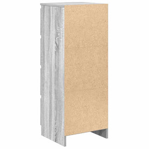 Ντουλάπι Γκρι Sonoma 37,5x35x99 εκ. από Επεξεργασμένο Ξύλο - Pakobazaar