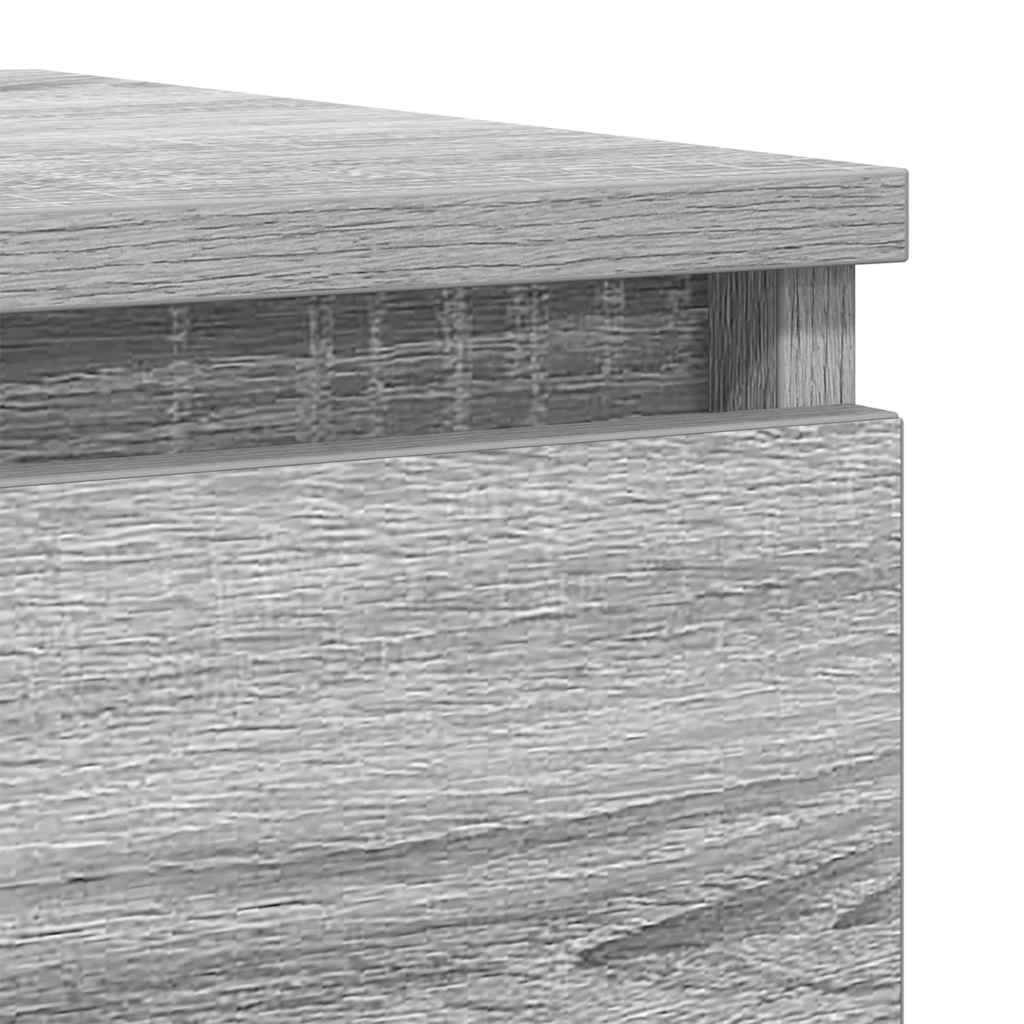 Ντουλάπι Γκρι Sonoma 37,5x35x99 εκ. από Επεξεργασμένο Ξύλο - Pakobazaar