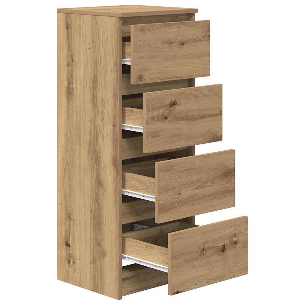 Μπουφές Αρτισιανή Δρυς 37,5x35x99 εκ. από Επεξεργασμένο Ξύλο - Pakobazaar