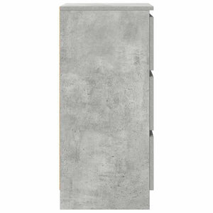 Ντουλάπι Γκρι Σκυροδέματος 37,5x35x76 εκ. Επεξεργασμένο Ξύλο - Pakobazaar