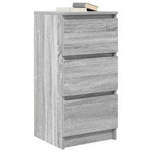 Ντουλάπι Γκρι Sonoma 37,5x35x76 εκ. Ξύλινο μηχανουργικό ξύλο