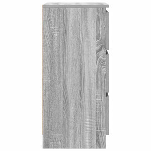Ντουλάπι Γκρι Sonoma 37,5x35x76 εκ. Ξύλινο μηχανουργικό ξύλο