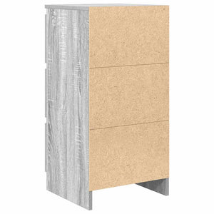 Ντουλάπι Γκρι Sonoma 37,5x35x76 εκ. Ξύλινο μηχανουργικό ξύλο