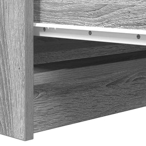 Ντουλάπι Γκρι Sonoma 37,5x35x76 εκ. Ξύλινο μηχανουργικό ξύλο