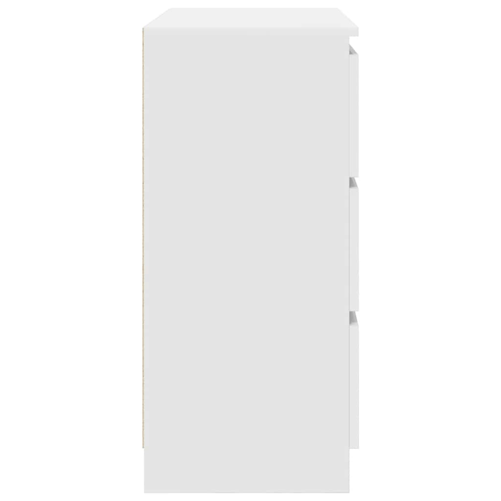 Ντουλάπι Λευκό 80x35x76 εκ. Επεξεργασμένο Ξύλο