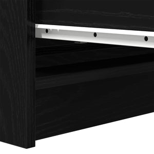 Ντουλάπι Μαύρη βελανιδιά 80x35x76 εκ. Επεξεργασμένο Ξύλο - Pakobazaar