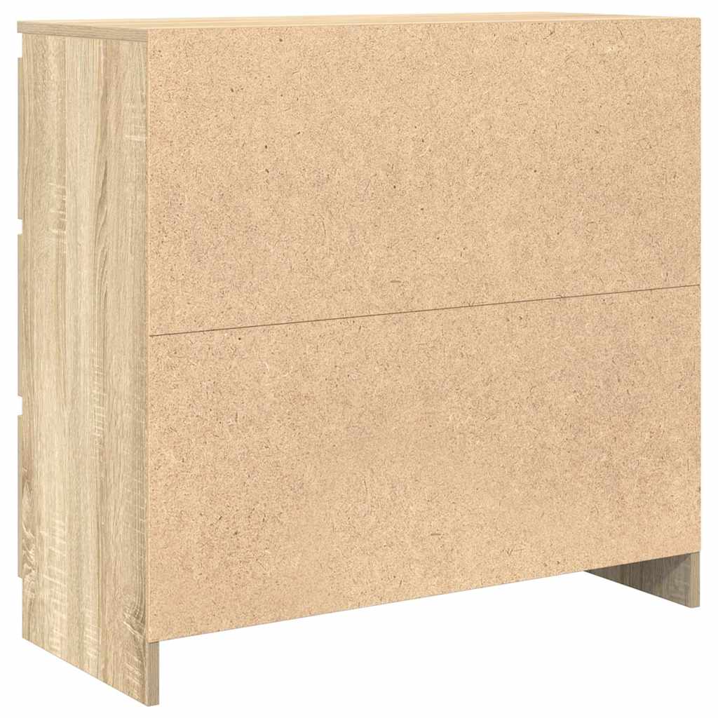 Ντουλάπι Sonoma δρυς 80x35x76 εκ. Επεξεργασμένο Ξύλο