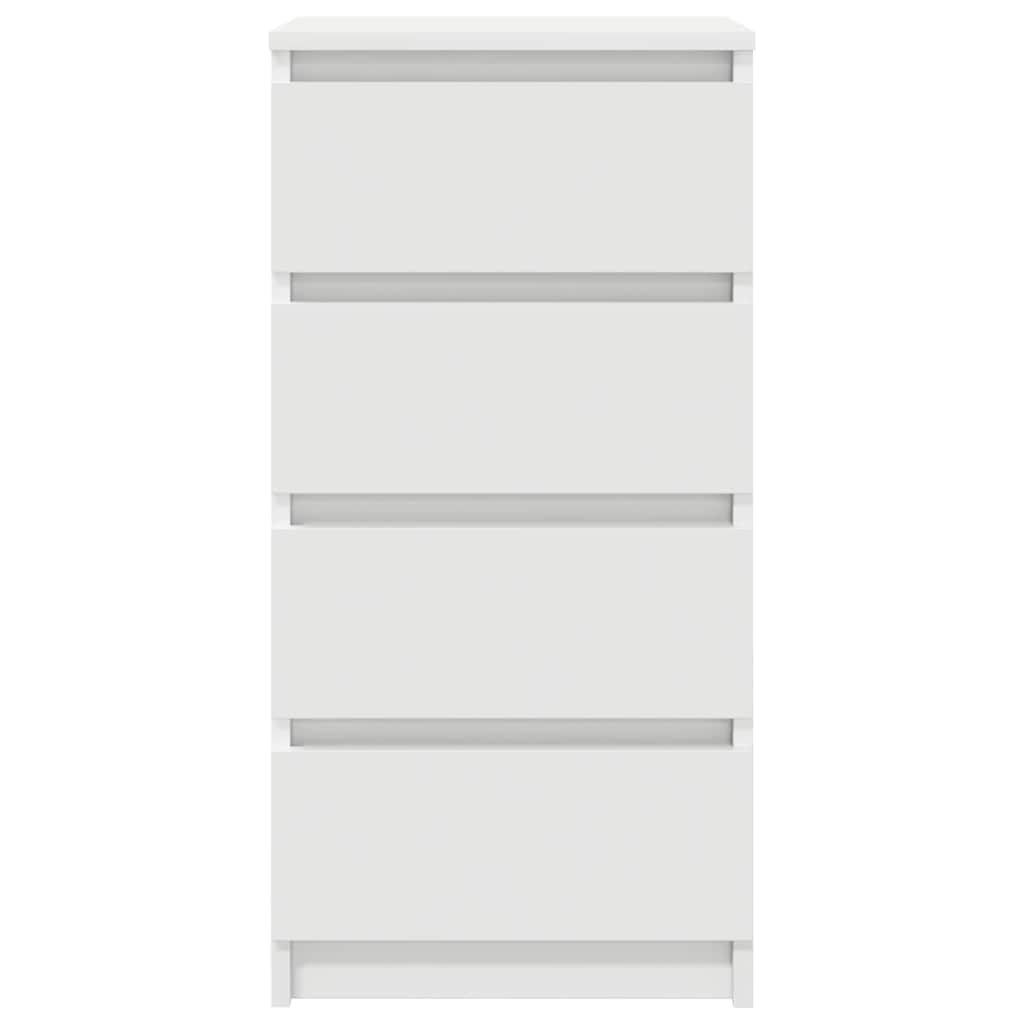 Ντουλάπι Λευκό 85x34x76 εκ. από Επεξεργασμένο Ξύλο - Pakobazaar