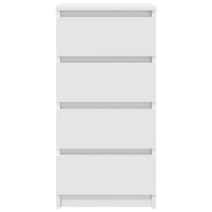 Ντουλάπι Λευκό 85x34x76 εκ. από Επεξεργασμένο Ξύλο - Pakobazaar