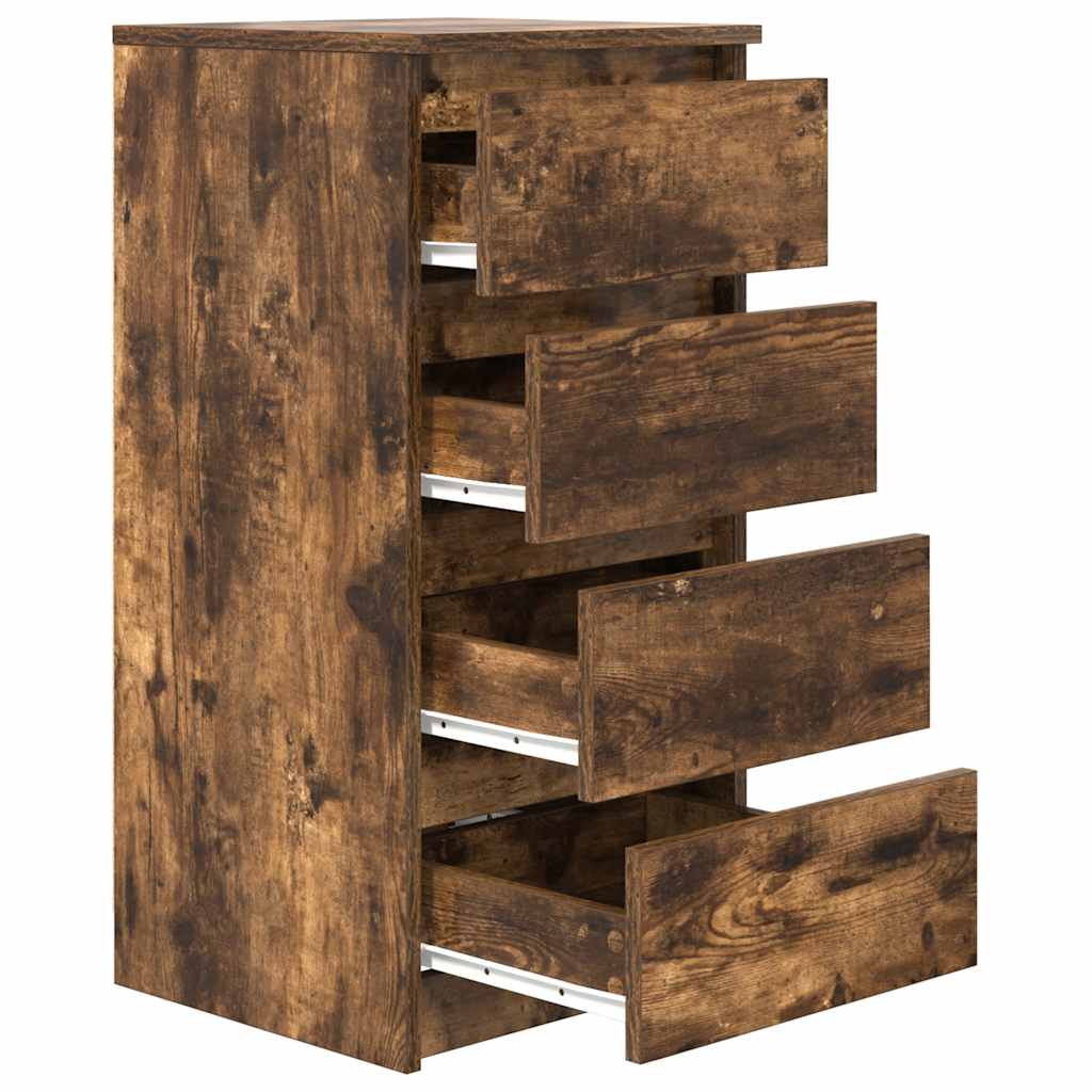 Ντουλάπι Καπνιστή δρυς 37,5x35x76 εκ. Κατασκευασμένο ξύλο