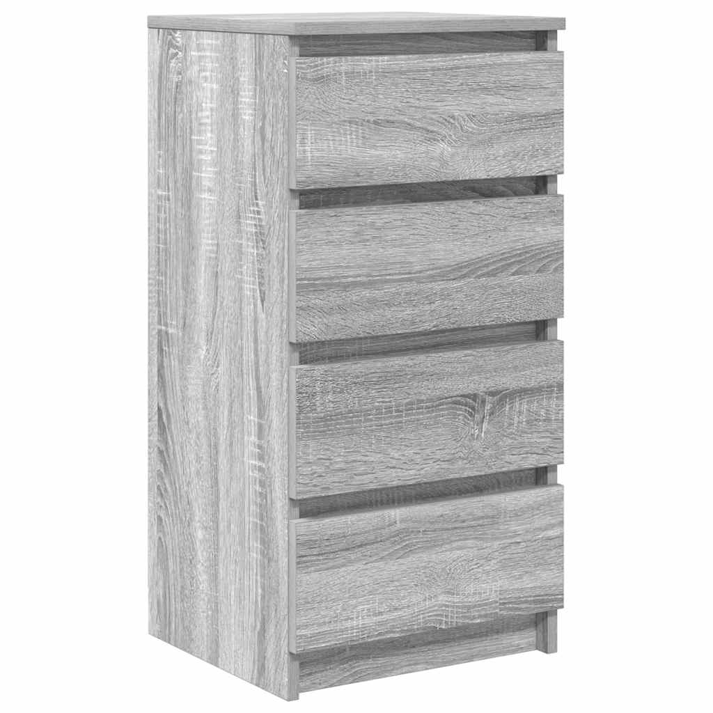 Ντουλάπι Γκρι Sonoma 37,5x35x76 εκ. Ξύλινο μηχανουργικό ξύλο