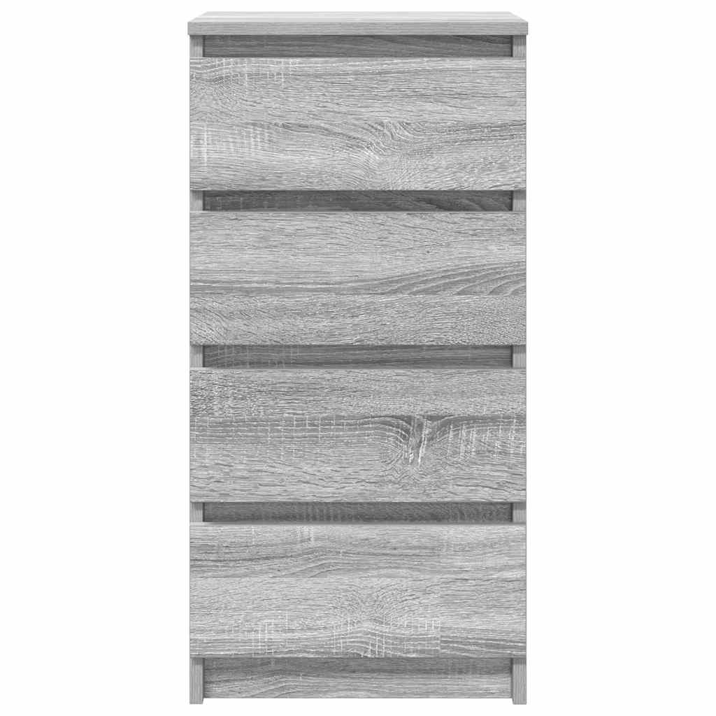 Ντουλάπι Γκρι Sonoma 37,5x35x76 εκ. Ξύλινο μηχανουργικό ξύλο