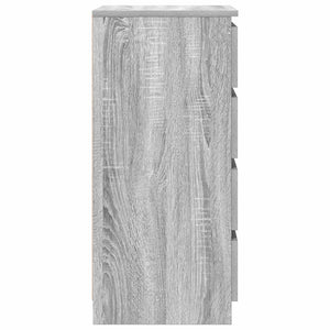 Ντουλάπι Γκρι Sonoma 37,5x35x76 εκ. Ξύλινο μηχανουργικό ξύλο