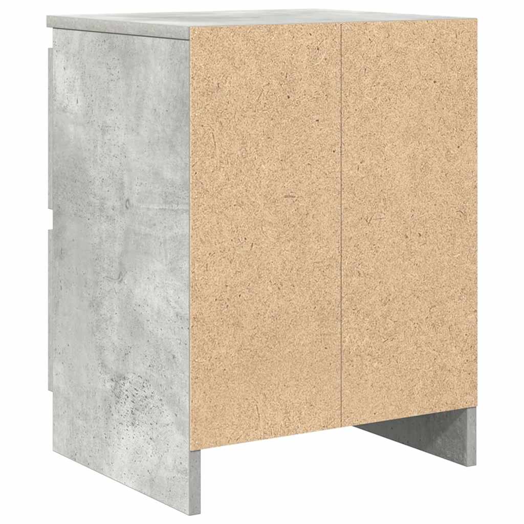 Έπιπλο Τηλεόρασης Γκρι από Σκυρόδεμα 40x35x54 εκ. από Τεχνητό Ξύλο - Pakobazaar