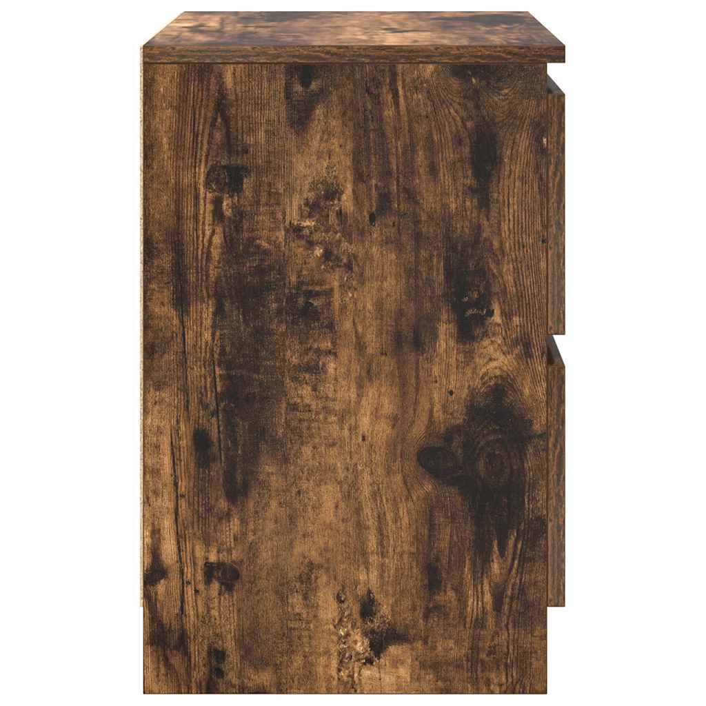 Έπιπλο Τηλεόρασης από Καπνιστή Δρυς 40x35x54 εκ. από Τεχνητό Ξύλο - Pakobazaar