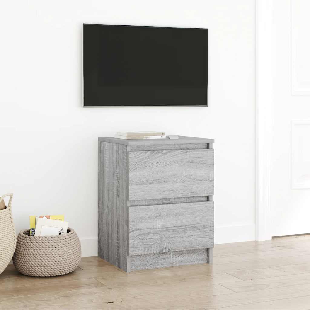 Έπιπλο Τηλεόρασης Γκρι Sonoma 40x35x54 εκ. από Τεχνητό Ξύλο - Pakobazaar