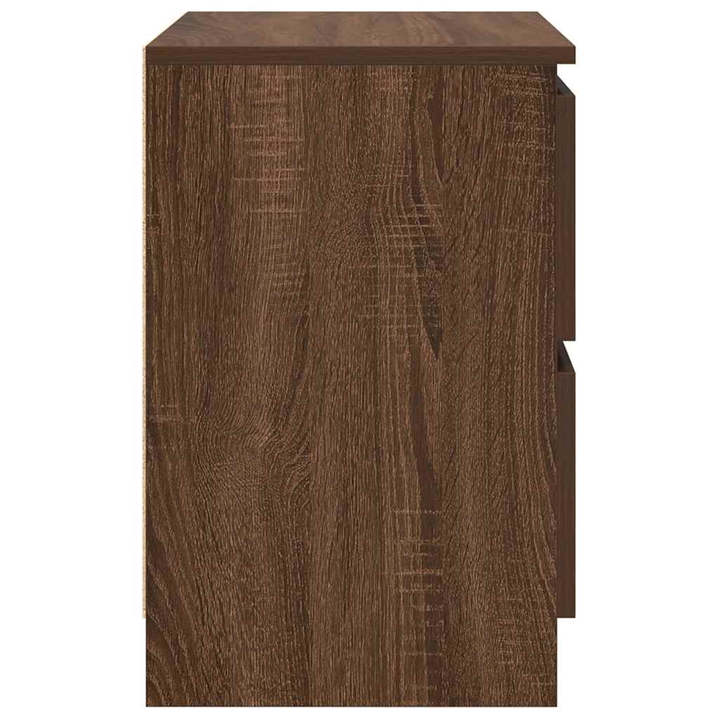 Έπιπλο Τηλεόρασης Καφέ Δρυς 40x35x54 εκ. από Τεχνητό Ξύλο - Pakobazaar