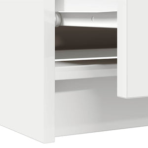 ντουλάπι τηλεόρασης  Λευκό 60x35x54 cm Κατασκευασμένο ξύλο