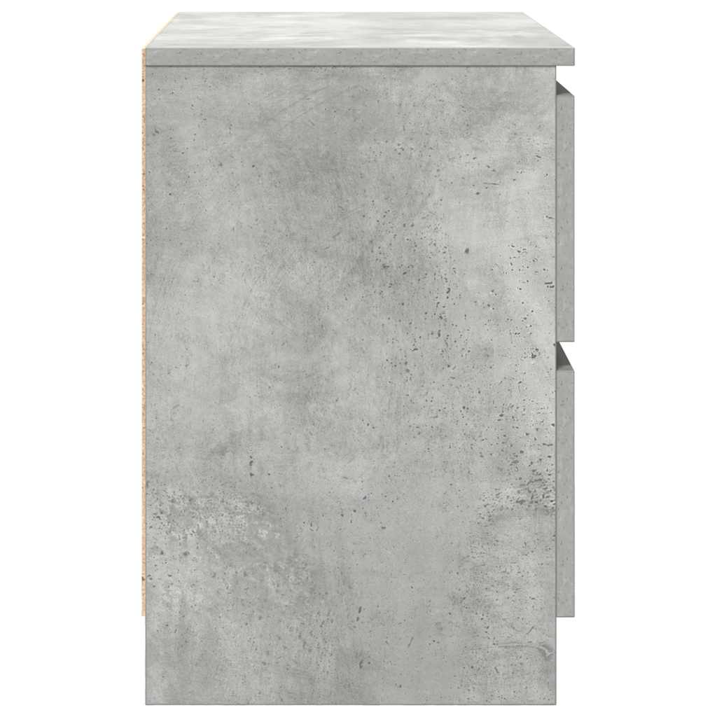 Έπιπλο Τηλεόρασης Γκρι Σκυροδέματος 60x35x54 εκ. Επεξεργ. Ξύλο