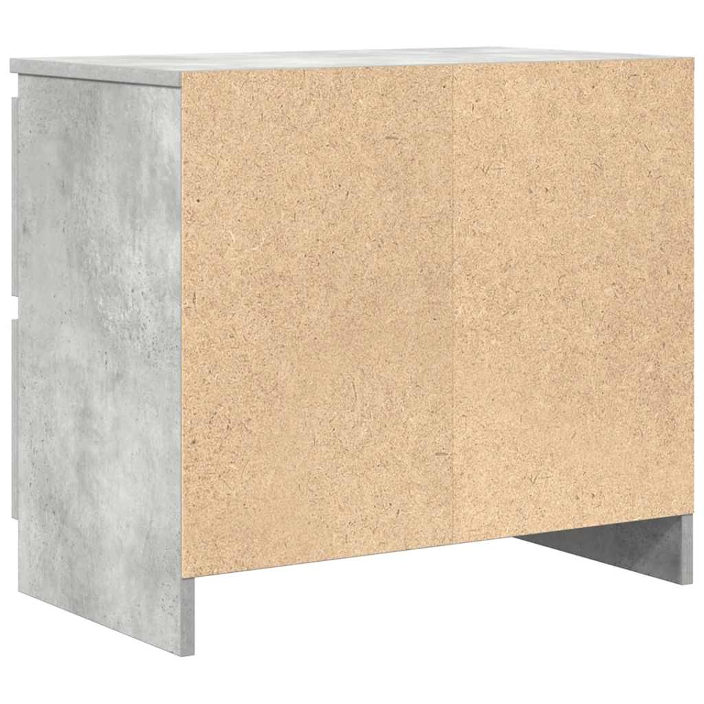 Έπιπλο Τηλεόρασης Γκρι Σκυροδέματος 60x35x54 εκ. Επεξεργ. Ξύλο