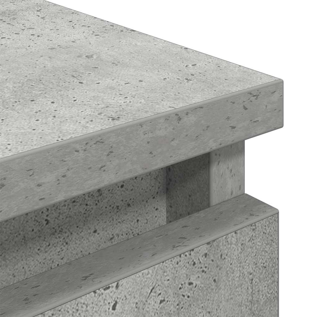 Έπιπλο Τηλεόρασης Γκρι Σκυροδέματος 60x35x54 εκ. Επεξεργ. Ξύλο