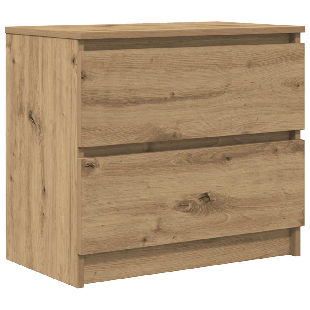 Έπιπλο Τηλεόρασης Αρτισιανή Δρυς 60x35x54 εκ από Επεξεργ. Ξύλο - Pakobazaar