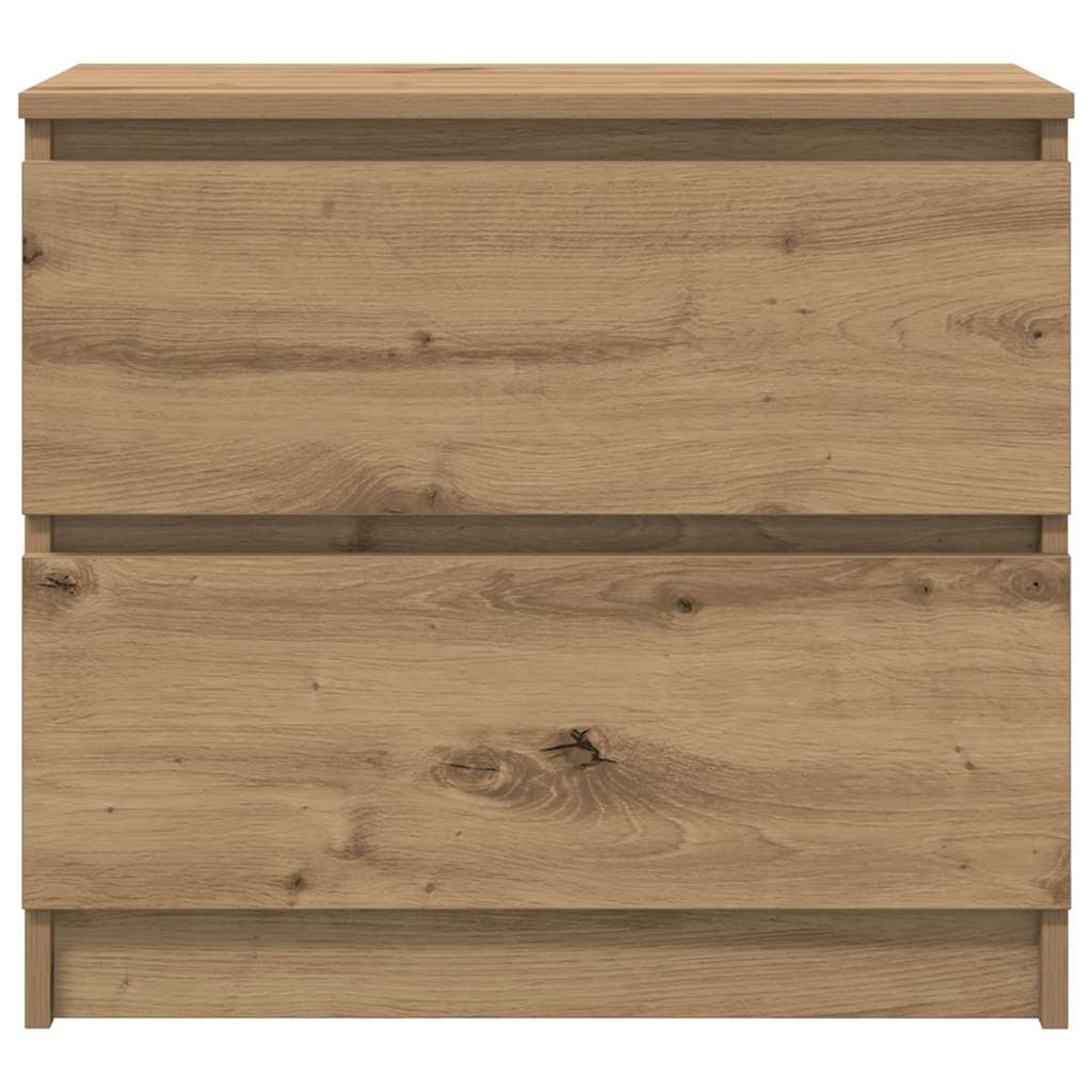 Έπιπλο Τηλεόρασης Αρτισιανή Δρυς 60x35x54 εκ από Επεξεργ. Ξύλο - Pakobazaar