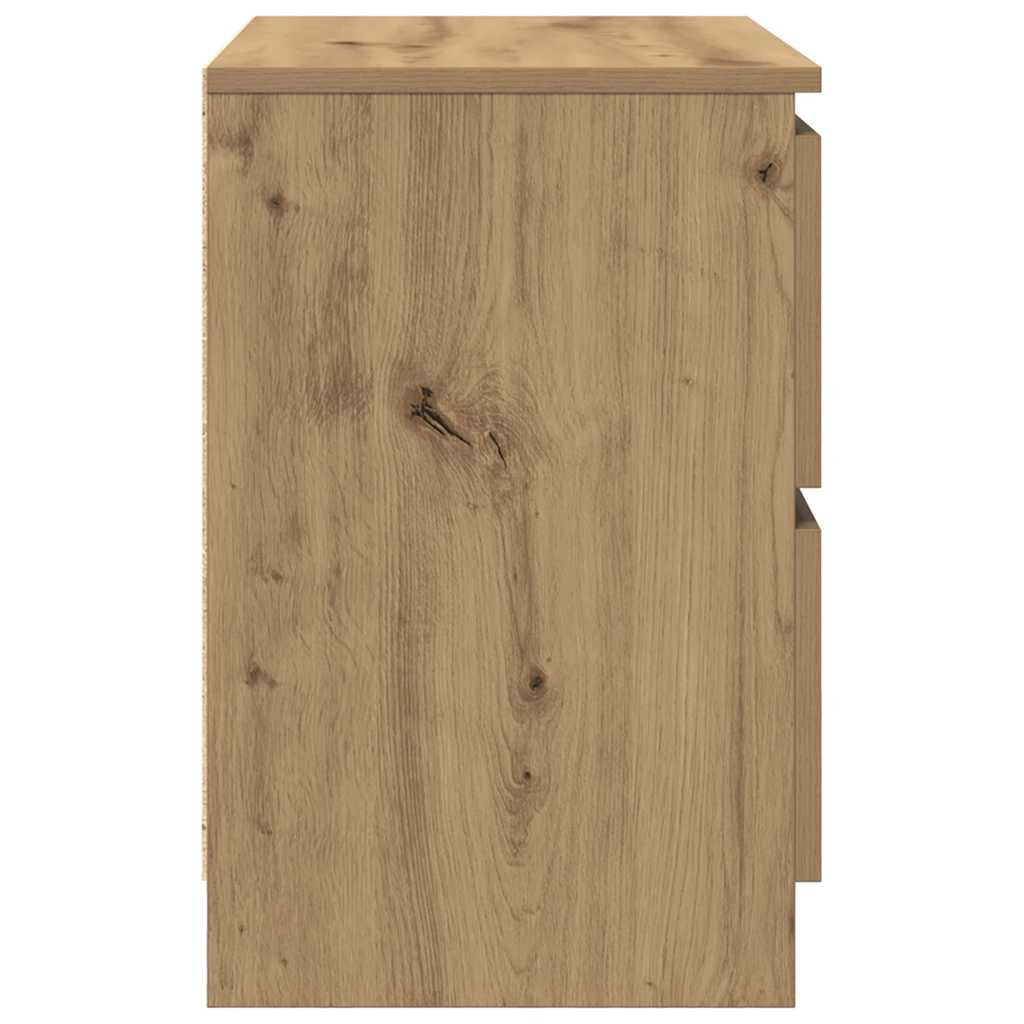 Έπιπλο Τηλεόρασης Αρτισιανή Δρυς 60x35x54 εκ από Επεξεργ. Ξύλο - Pakobazaar