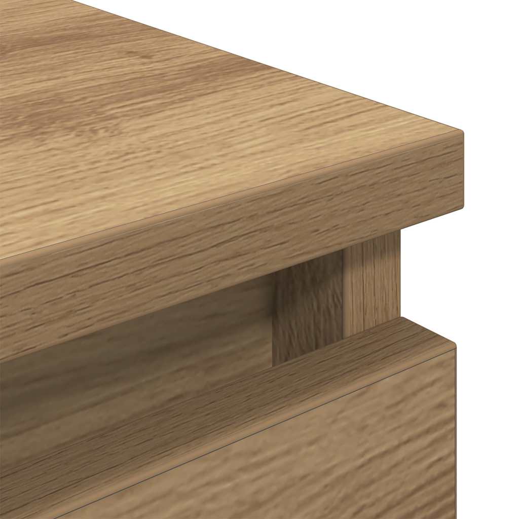 Έπιπλο Τηλεόρασης Αρτισιανή Δρυς 60x35x54 εκ από Επεξεργ. Ξύλο - Pakobazaar