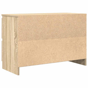Έπιπλο Τηλεόρασης Sonoma Δρυς 80x35x54 εκ. Επεξ. Ξύλο - Pakobazaar